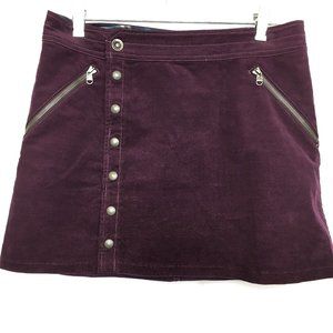 Kuhl Cordurory Purple Mini Skirt Sz 4